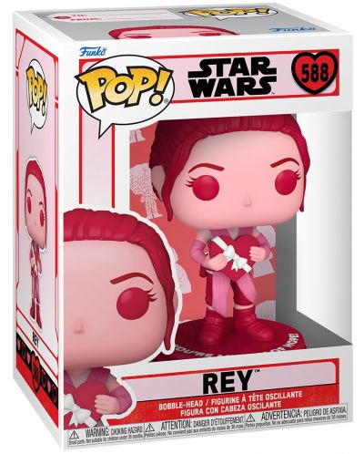 Фигура Funko POP! Valentines: Star Wars - Rey #588 - 2