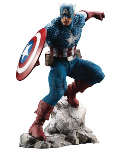 Статуетка Kotobukiya Marvel: The Avengers - Captain America (ARTFX Premier Series), 18 cm - 1