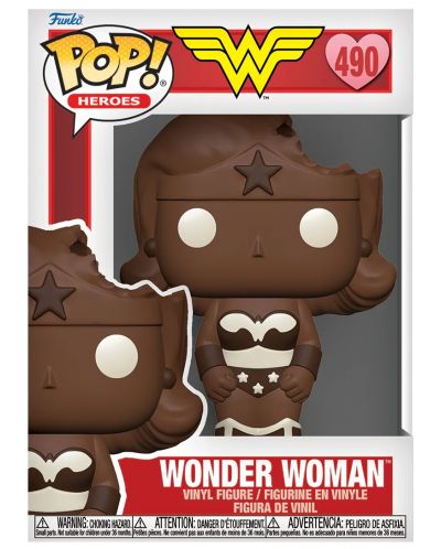 Фигура Funko POP! Valentines: DC Comics - Wonder Woman (Chocolate) #490 - 2