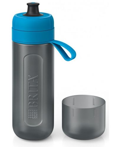 Филтрираща бутилка за вода BRITA - Fill&Go Active, 0.6 l, синя - 2