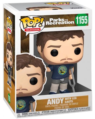 Фигура Funko POP! Television: Parks and Recreation - Andy with Leg Casts (Special Edition) #1155 - 2