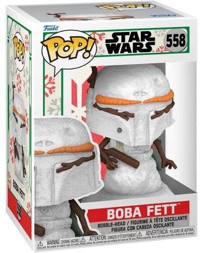 Фигура Funko POP! Movies: Star Wars - Boba Fett (Holiday) #558 - 2