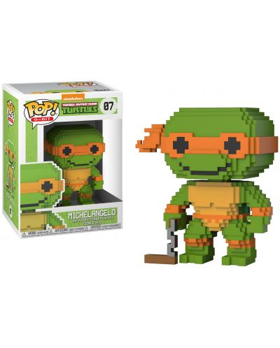 Фигура Funko Pop! 8-Bit: Teenage Mutant Ninja Turtles - Michelangelo, #07 - 2