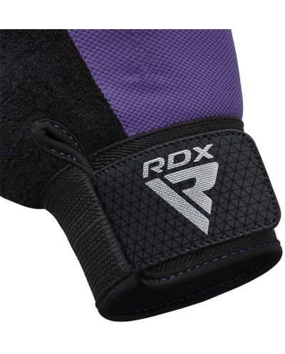 Фитнес ръкавици RDX - W1 Full Finger,  лилави/черни - 8