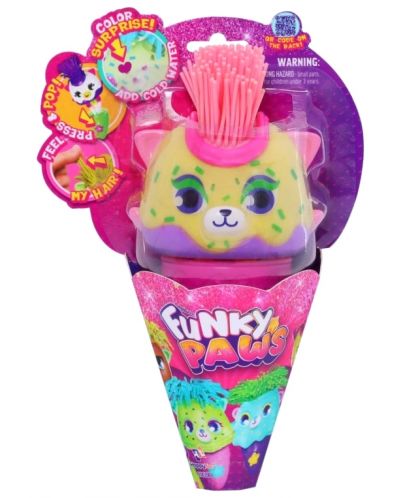 Фигурка Funky Paws - Изскачащо сладурче в конус, асортимент - 1