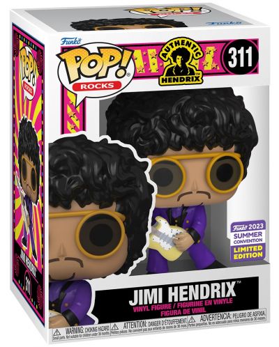 Фигура Funko POP! Rocks: Jimi Hendrix - Authentic Henrix (Convention Limited Edition) #311 - 2