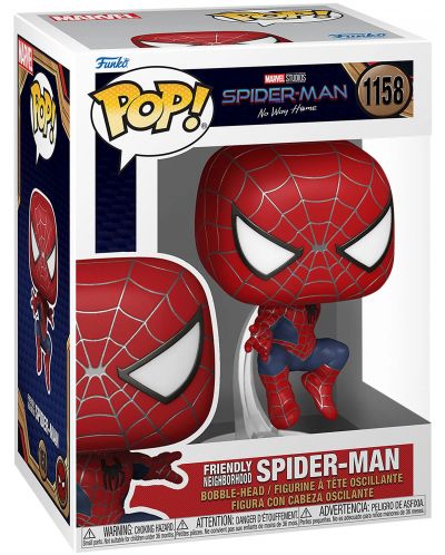 Фигура Funko POP! Marvel: Spider-Man - Friendly Neighborhood Spider-Man #1158 - 2