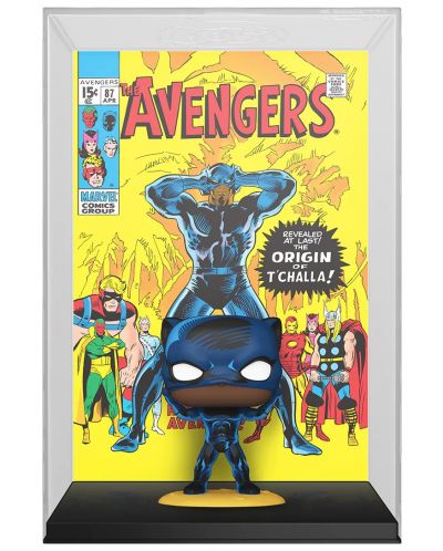Фигура Funko POP! Comic Covers: The Avengers - Black Panther (Special Edition) #36 - 1