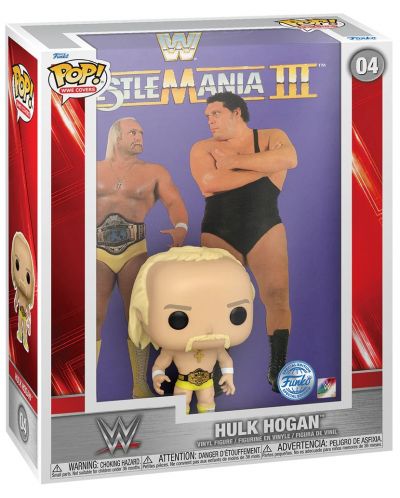 Фигура Funko POP! WWE Covers: Wrestlemania III - Hulk Hogan (Special Edition) #04 - 2