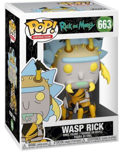 Фигура Funko POP! Animation: Rick & Morty - Wasp Rick #663 - 2