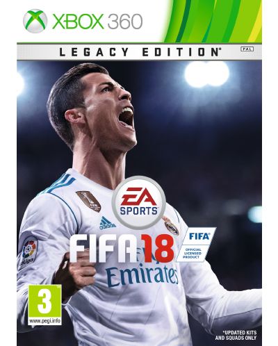 FIFA 18 Legacy Edition (Xbox 360) + подарък метална кутия - 1