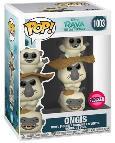 Фигура Funko POP! Disney: Raya and the Last Dragon - Ongis (Flocked) #1003 - 2
