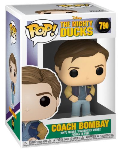 Фигура Funko POP! Movies: The Mighty Ducks - Coach Bombay #790 - 2