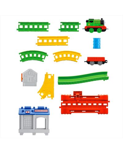Комплект за игра Fisher Price Thomas & Friends Collectible Railway - Пърси в спасителния център - 3