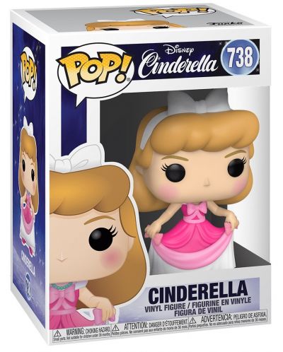Фигура Funko POP! Disney: Cinderella - Cinderella in Pink Dress, #738 - 2