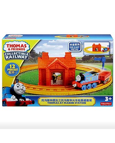 Комплект за игра Fisher Price Thomas & Friends - ЖП трасе с влакчето Томас - 2