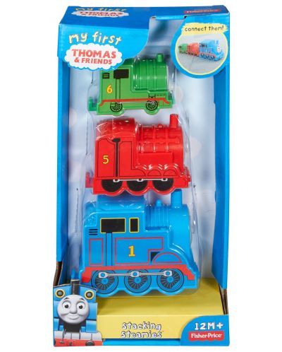 Комплект локомотиви Fisher Price Thomas & Friends - 3 броя - 1