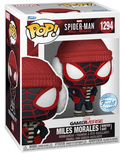 Фигура Funko POP! Marvel: Gamerverse - Spider-Man (Miles Morales) (Winter Suit) (Special Edition) #1294 - 2