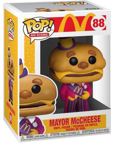Фигура Funko POP! Ad Icons: McDonald's - Mayor McCheese #88 - 2