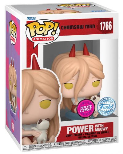 Фигура Funko POP! Animation: Chainsaw Man - Power with Meowy