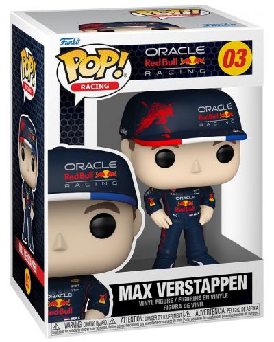 Фигура Funko POP! Racing: Formula 1 - Max Verstappen (Oracle Red Bull Racing) #03 - 2