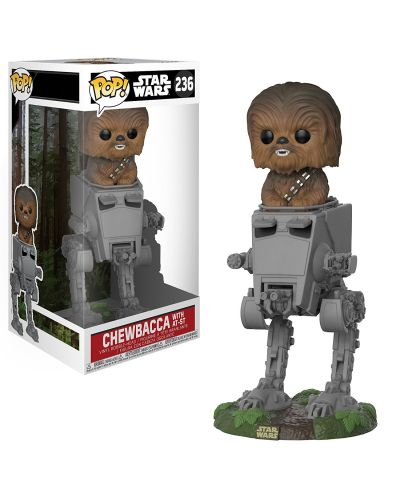 Фигура Funko Pop! Star Wars: Chewbacca with AT-ST, #236 - 2