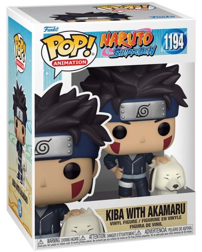 Фигура Funko POP! Animation: Naruto Shippuden - Kiba with Akamaru #1194 - 2