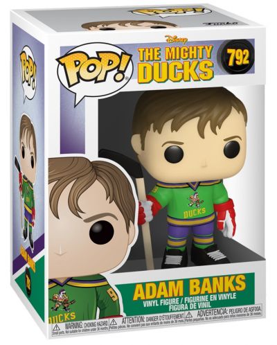 Фигура Funko POP! Movies: The Mighty Ducks - Adam Banks #792 - 2