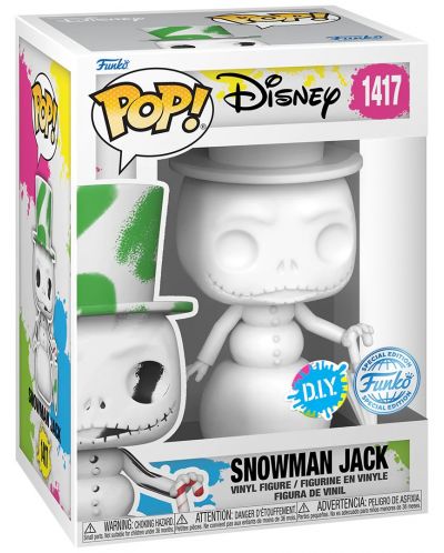 Фигура Funko POP! Disney: The Nightmare Before Christmas - Snowman Jack (D.I.Y.) (Special Edition) #1417 - 2
