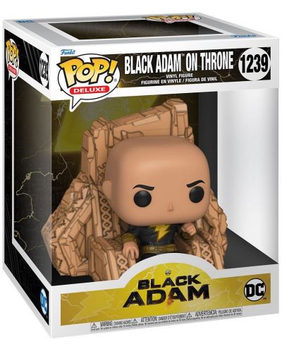Фигура Funko POP! Deluxe: Black Adam - Black Adam on Throne #1239 - 2