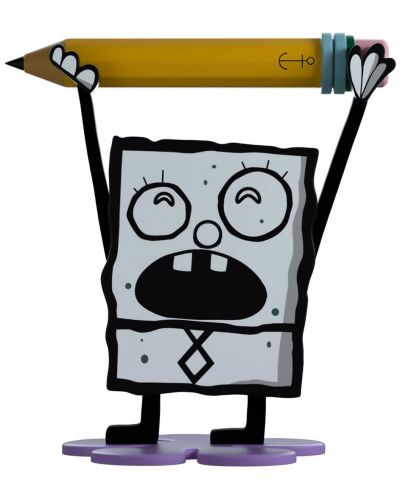 Фигура Youtooz Animation: SpongeBob - DoodleBob #15, 11 cm - 1