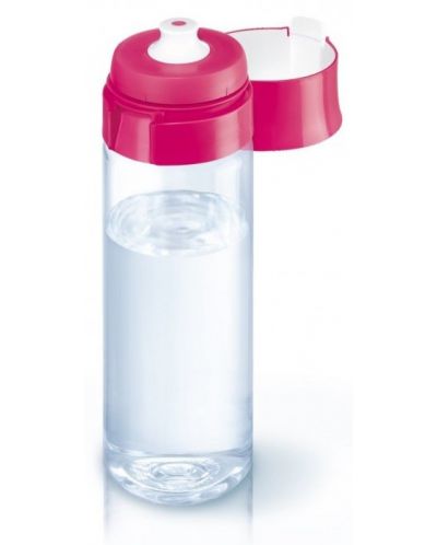 Филтрираща бутилка за вода BRITA - Fill&Go Vital, 0.6 l, розова - 2