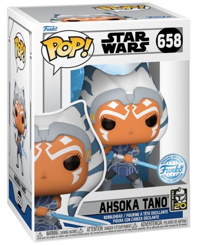 Фигура Funko POP! Movies: Star Wars - Ahsoka Tano (The Clone Wars 20th) (Special Edition) #658 - 2