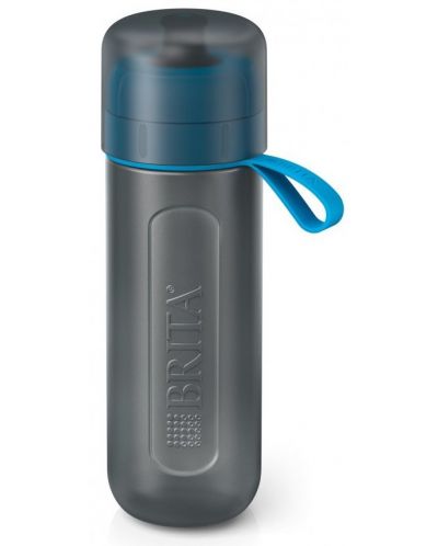 Филтрираща бутилка за вода BRITA - Fill&Go Active, 0.6 l, синя - 1