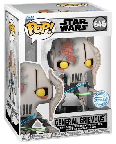 Фигура Funko POP! Movies: Star Wars - General Grievous (Gaming Greats: Battlefront II) (Special Edition) #646 - 2