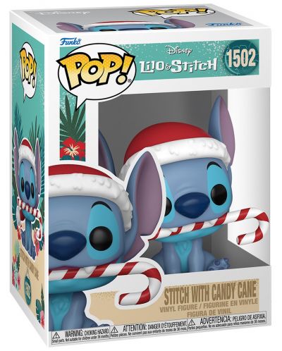 Фигура Funko POP! Disney: Lilo & Stitch - Stitch with Candy Cane #1502 - 2