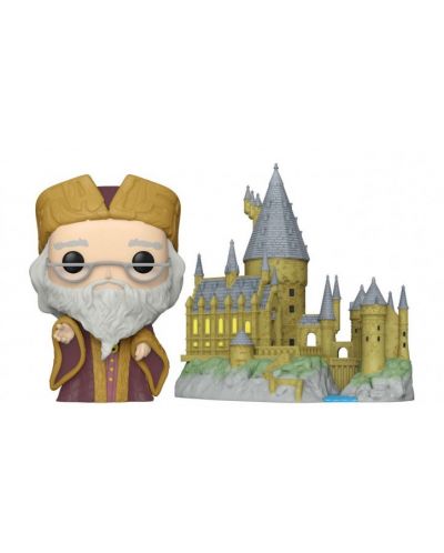 Фигура Funko POP! Town: Harry Potter - Dumbledore with Hogwarts #27 - 1