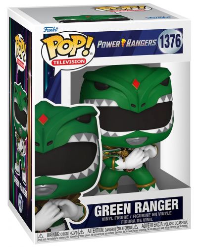 Фигура Funko POP! Television: Mighty Morphin Power Rangers - Green Ranger (30th Anniversary) #1376 - 2