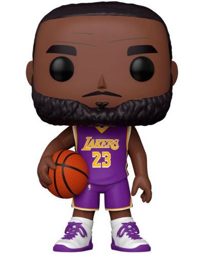 Фигура Funko POP! Sports: Basketball - LeBron James (Lakers Purple Jersey), 25cm