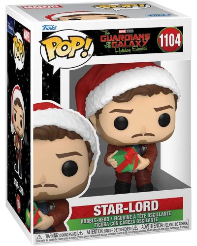 Фигура Funko POP! Marvel: Guardians of the Galaxy - Star Lord (Holiday Special) #1104 - 2