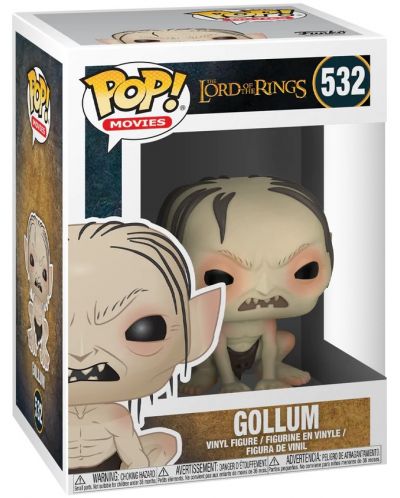 Фигура Funko POP! Movies: The Lord of the Rings - Gollum, #532 - 3