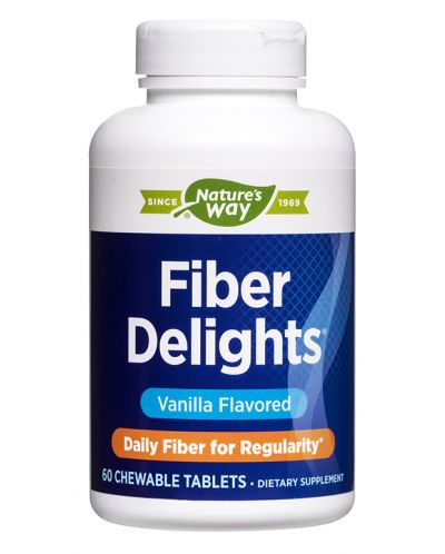 Fiber Delights, 60 таблетки, Nature's Way - 1