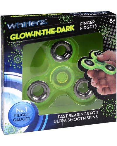 Антистресова играчка Fidget Spinner - Електриково зелен