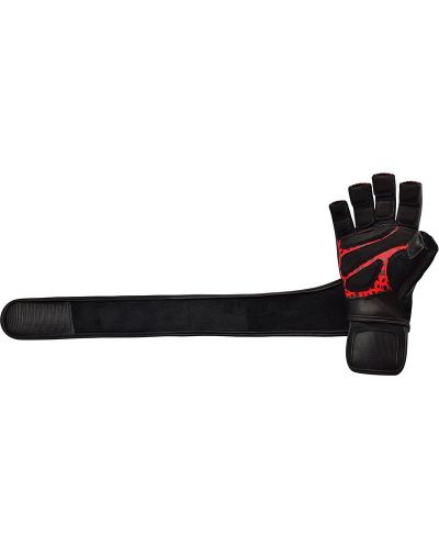 Фитнес ръкавици RDX - L7, размер S, червени/черни - 2