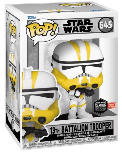 Фигура Funko POP! Movies: Star Wars - 13th Battalion Trooper (Gaming Greats: Battlefront II) (Gamestop Exclusive) #645 - 2
