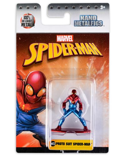 Фигура Metals Die Cast Marvel Spider-Man - Proto Suit Spider-Man - 1