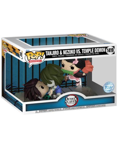 Фигура Funko POP! Moments: Demon Slayer - Tanjiro & Nezuko vs. Temple Demon (Special Edition) #1419 - 2