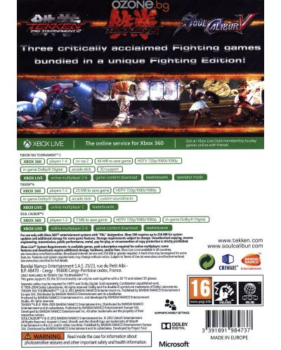 Fighting Compilation: Tekken 6 + Soulcalibur V + Tekken Tag Tournament 2 (Xbox 360) - 4