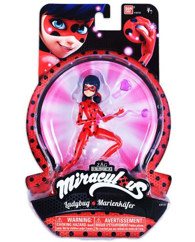 Фигурка Bandai Мега-чудесата на Калинката и Черния котарак - Калинката