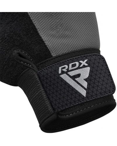 Фитнес ръкавици RDX - W1 Half+,  сиви/черни - 7